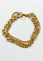 Bracha Gigi Double Chain Link Bracelet-Hand In Pocket