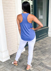 PJ Salvage From The Boys Tank-Blue***FINAL SALE***-Hand In Pocket