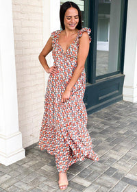 Antonia Floral Tiered Maxi Dress - Multi-***FINAL SALE***-Hand In Pocket