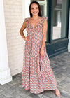 Antonia Floral Tiered Maxi Dress - Multi-***FINAL SALE***-Hand In Pocket