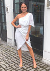 Cala One Shoulder Cocktail Dress-***FINAL SALE***-Hand In Pocket