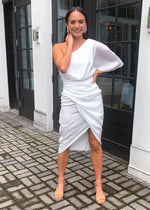 Cala One Shoulder Cocktail Dress-***FINAL SALE***-Hand In Pocket