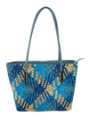 Bowers Woven Tote-Blue ***FINAL SALE***-Hand In Pocket