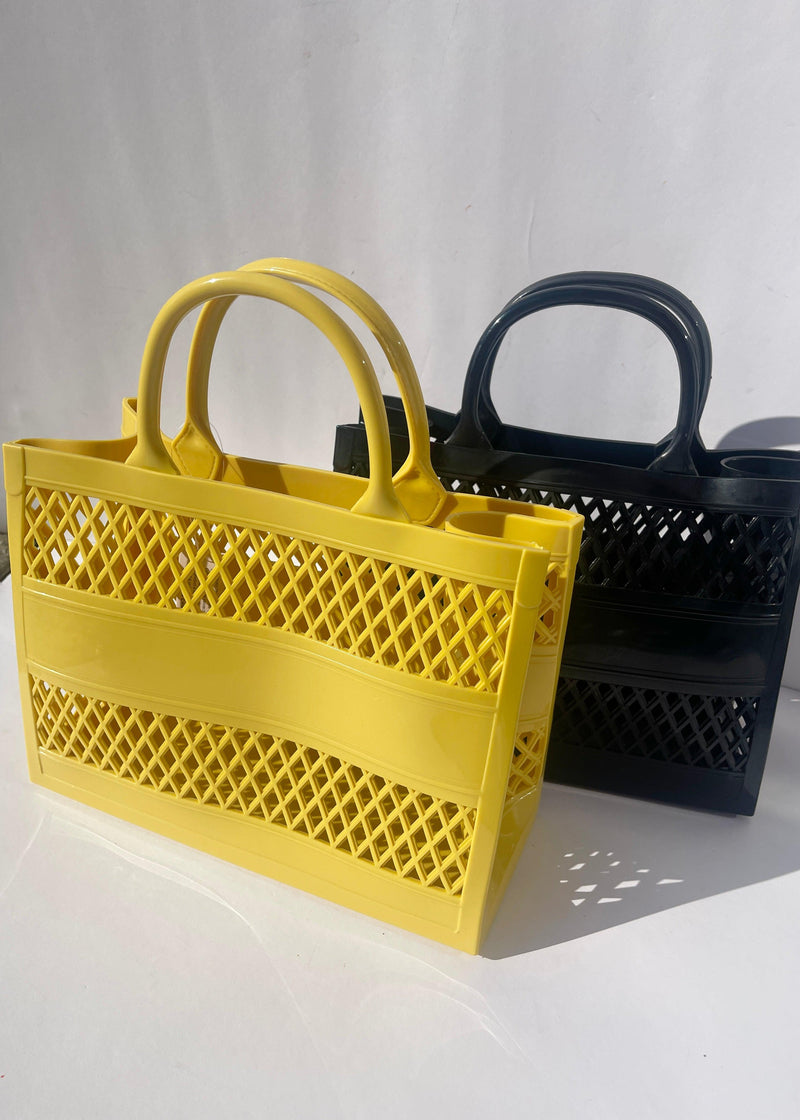 Andi Tote Bag - Yellow-***FINAL SALE***-Hand In Pocket