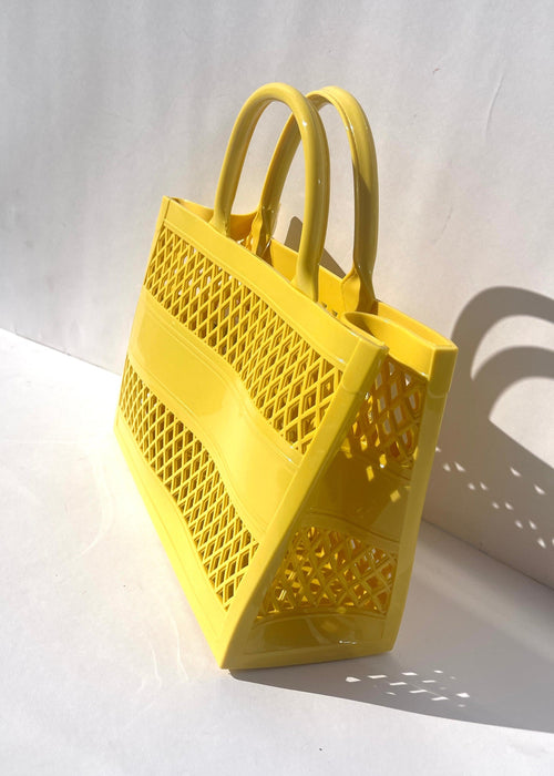 Andi Tote Bag - Yellow-***FINAL SALE***-Hand In Pocket