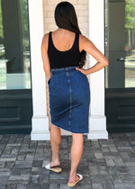 Velvet Heart Ginger Paperbag Waist Button Front Skirt-***FINAL SALE***-Hand In Pocket