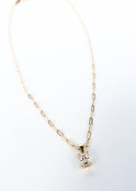 BRACHA Unforgettable Chain Link Pendant Necklace - Gold-Hand In Pocket