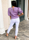 Zinfandel Blouse-Plum-Hand In Pocket