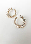 Clearly Crystal Hoops - Clear-Hand In Pocket