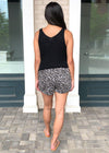 Karlie Mara Leopard Print Drawstring Short ***FINAL SALE***-Hand In Pocket