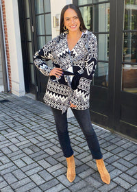 |EXTRA 25% OFF| Visalia Fringed Wrap Cardigan***FINAL SALE***-Hand In Pocket