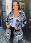 |EXTRA 25% OFF| Visalia Fringed Wrap Cardigan***FINAL SALE***-Hand In Pocket