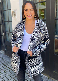 |EXTRA 25% OFF| Visalia Fringed Wrap Cardigan***FINAL SALE***-Hand In Pocket