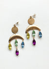 Farrah B Pegasus Jeweled Chandelier Earrings-Hand In Pocket