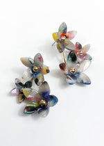 Saipan Floral Drop Earrings- Multi-Hand In Pocket