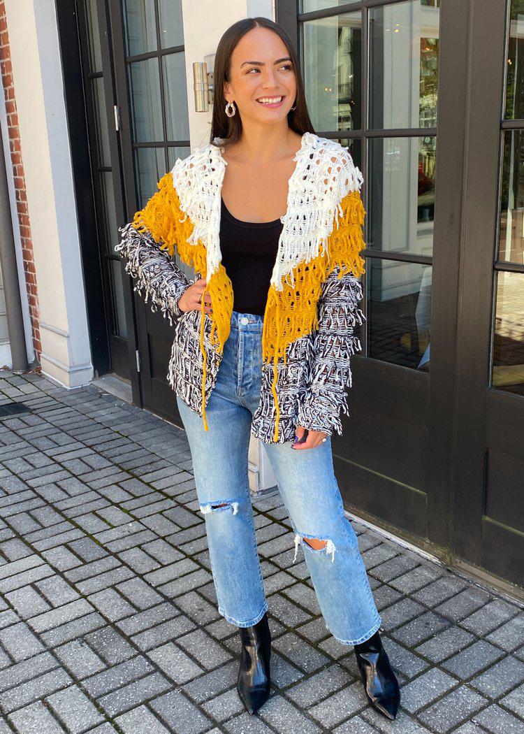 Sully Looped Fringe Cardigan-***FINAL SALE***-Hand In Pocket
