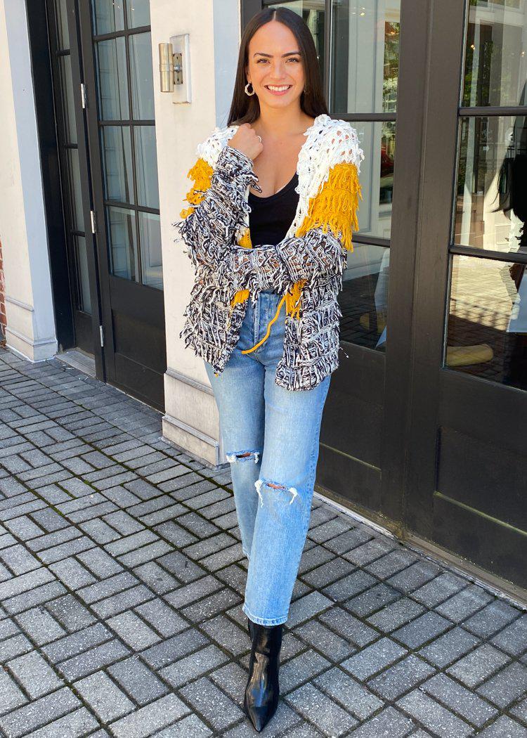 Sully Looped Fringe Cardigan-***FINAL SALE***-Hand In Pocket