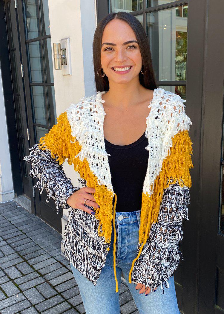 Sully Looped Fringe Cardigan-***FINAL SALE***-Hand In Pocket