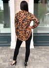 Karlie Jasmine Leopard Print Utility Blouse ***FINAL SALE***-Hand In Pocket