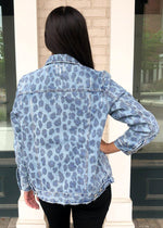Blank NYC Welcome To The Jungle Leopard Print Denim Jacket ***FINAL SALE***-Hand In Pocket