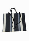 Camiri Striped Woven Bag-Hand In Pocket