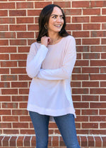 Weekender Pullover Ombre-Oatmeal-Hand In Pocket