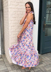 Amira Tiered Floral Maxi-Hand In Pocket