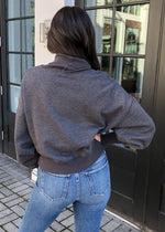Z Supply Ellis Mock Neck Pullover-Hand In Pocket