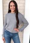 Bobi Essentials Cropped Long Sleeve Thermal-Hand In Pocket