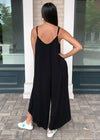 Z Supply The Flared Leg Jumpsuit - Black-Hand In Pocket