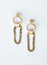 Bracha Gigi Chain Earrings - Gold-Hand In Pocket