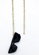 Bracha Jillian Acrylic Face Mask Chain - Neutral-Hand In Pocket