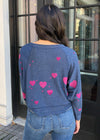 Chaser "Plum Hearts" Sweatshirt ***FINAL SALE***-Hand In Pocket