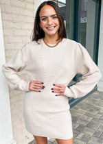 Medford Long Sleeve Sweater Mini Dress***FINAL SALE***-Hand In Pocket