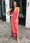 Bobi Racerback Tank Maxi Dress- Canyon-Hand In Pocket