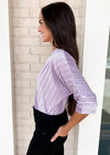 Karlie Short Sleeve Velvet Bodysuit ***FINAL SALE***-Hand In Pocket