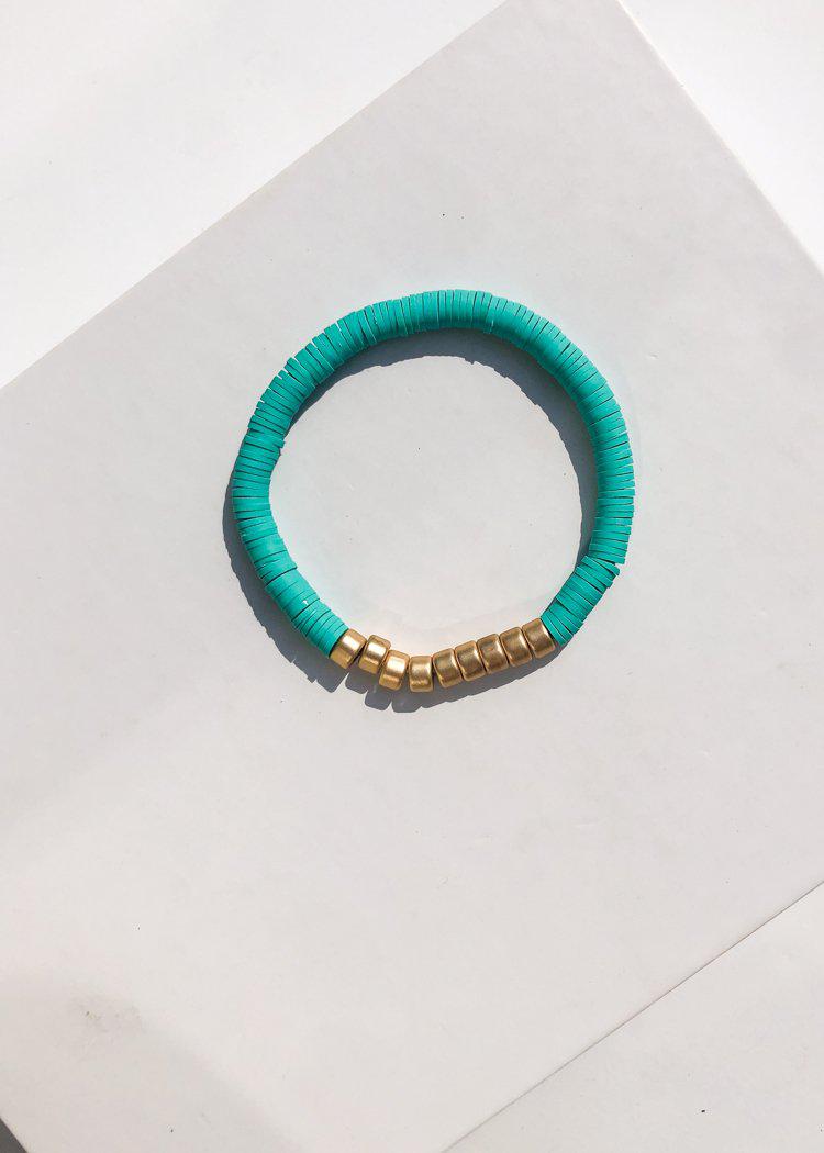 Medocino Stretch Beaded Bracelet Set of 3 - Turquoise-Hand In Pocket