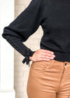 525 America Tie Sleeve Pullover-Black ***FINAL SALE***-Hand In Pocket