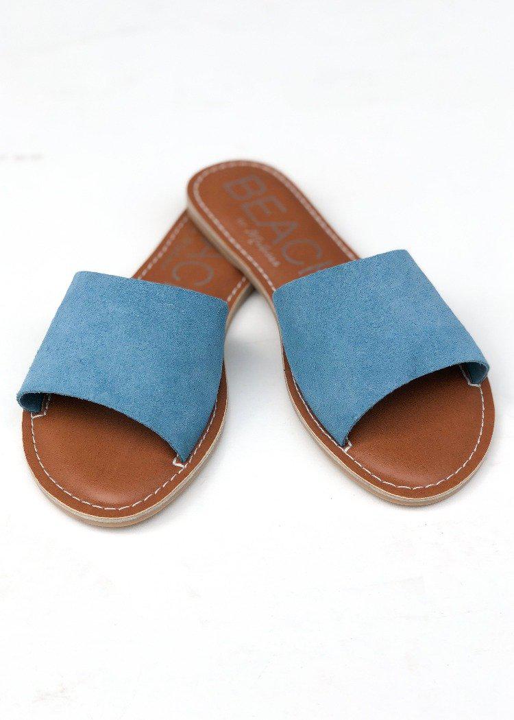 Matisse Cabana Slide - Blue-***FINAL SALE***-Hand In Pocket