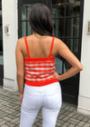 525 America Gingham Sweater Tank-Hand In Pocket