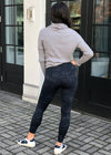 Spanx Look at Me Now High-Rise Camo Leggings - Black Camo-Hand In Pocket