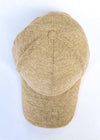 Amara Baseball Hat - Oatmeal-Hand In Pocket