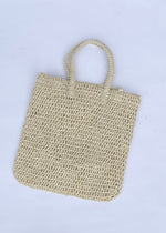 Soleil Woven Tote - Natural-Hand In Pocket
