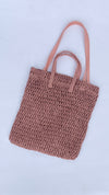 Soleil Woven Tote - Pink-Hand In Pocket