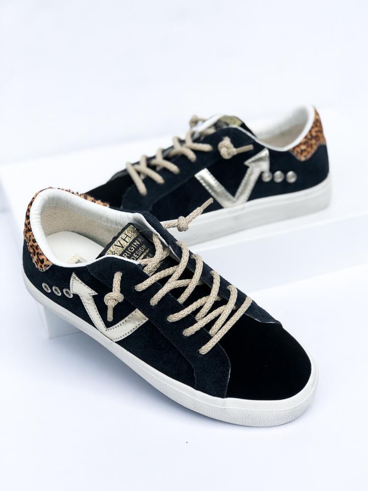 Vintage Havana Lockwood Sneaker - Black-Hand In Pocket