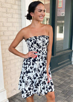 Sloan Floral Print Skirt/Dress ***FINAL SALE***-Hand In Pocket