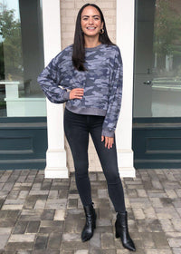 Z Supply Noa Marled Pullover-Hand In Pocket