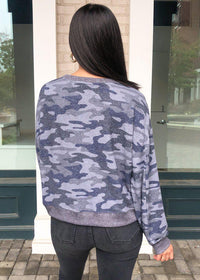 Z Supply Noa Marled Pullover-Hand In Pocket