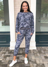 Z Supply Mina Marled Camo Jogger-Hand In Pocket