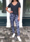 Z Supply Mina Marled Camo Jogger-Hand In Pocket